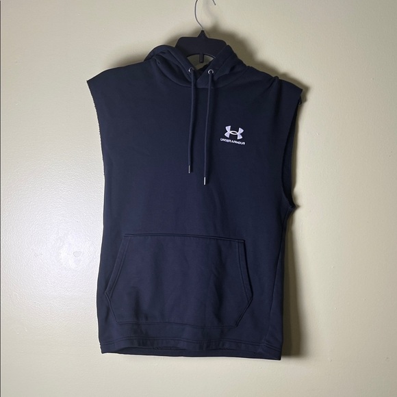 Under Armour Other - Under Armour Black Sleeveless Hoodie